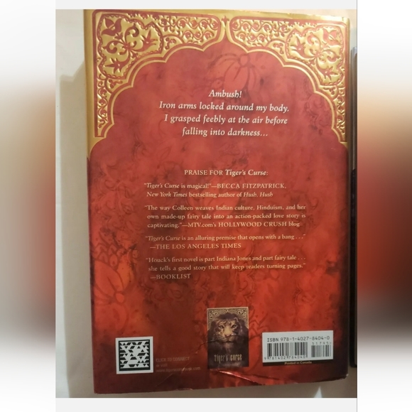 :* Tiger Saga Young Adult Romance Series Colleen Houck Books 2 &3 quest voyage - Picture 4 of 7